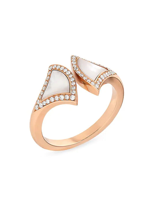 ˇStreet JewelryˇDREAM MOP DIAMOND OPEN RING
