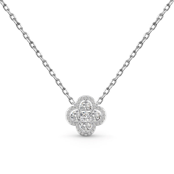 ˇStreet JewelryˇSpliced Lucky Four-Leaf Clover Versatile Necklace