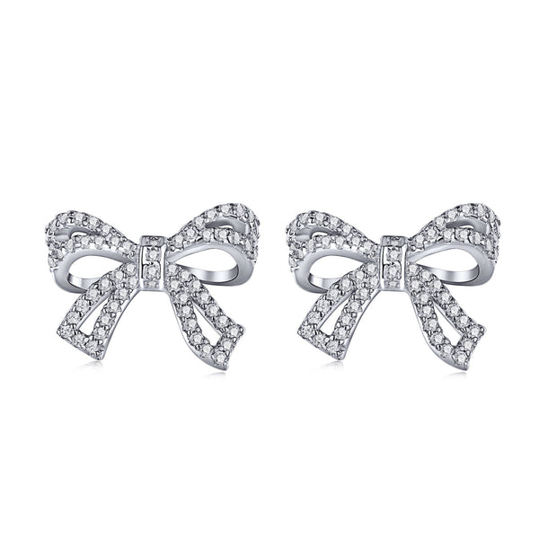 ˇStreet JewelryˇDainty Bow Shape Earrings