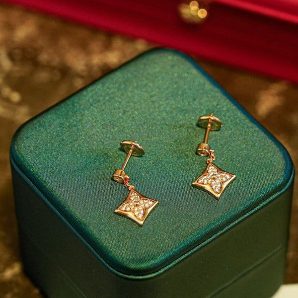 ˇStreet JewelryˇSTAR DIAMONDS EARRINGS GOLD