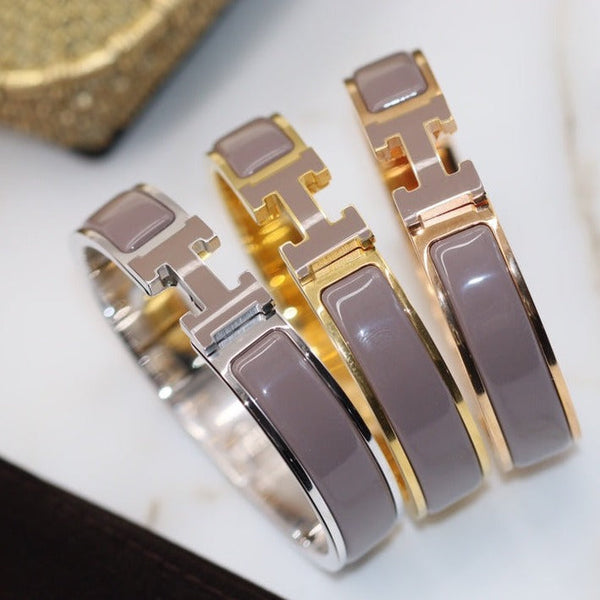 ˇStreet JewelryˇH BRACELET 12MM BROWN