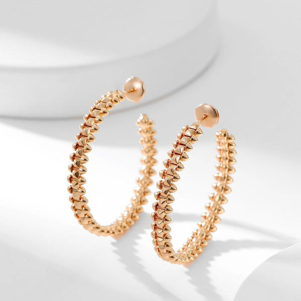 ˇStreet JewelryˇCLASH HOOP EARRINGS
