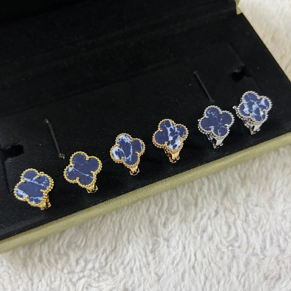 ˇStreet JewelryˇCLOVER PIETERSITE MEDIUM STUD EARRINGS