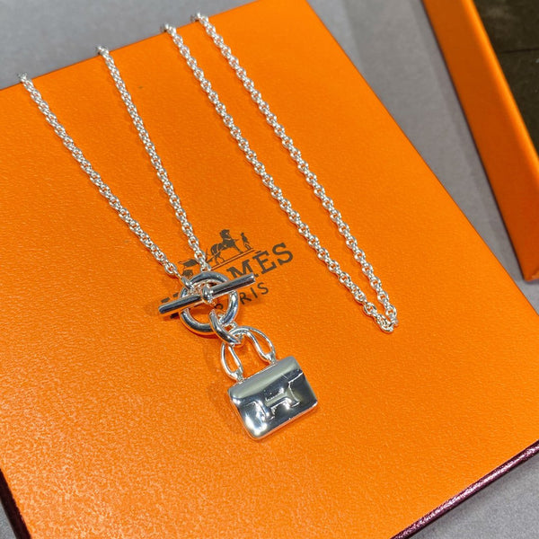 ˇStreet JewelryˇCONSTANCE PEDANT SILVER NECKLACE