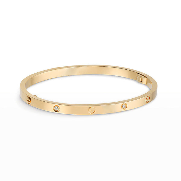 ˇStreet JewelryˇLOVE BRACELET 3.65MM 6 DIAMONDS