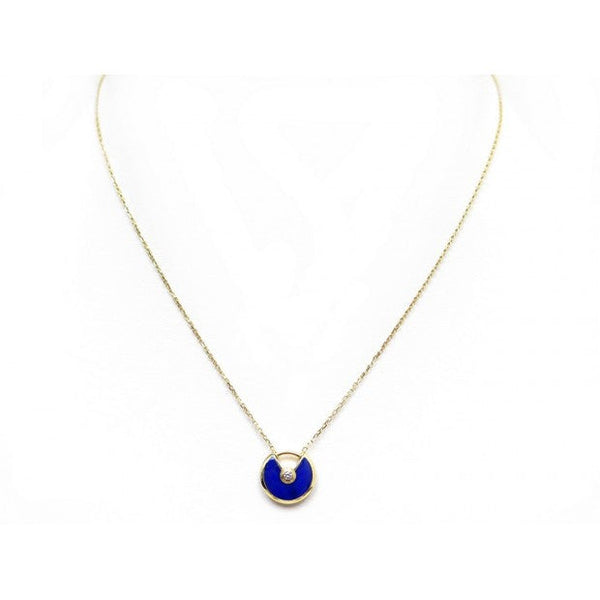 ˇStreet JewelryˇAMULETTE ROSE GOLD AGATE NECKLACE