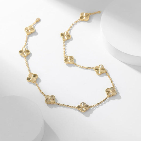 ˇStreet JewelryˇCLOVER 10 MOTIFS LASER NECKLACE