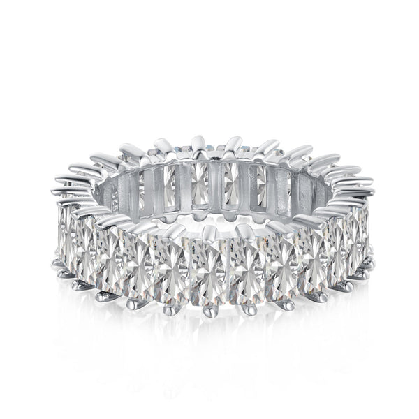 ˇStreet JewelryˇUnique Colorful Radiant Cut RIng