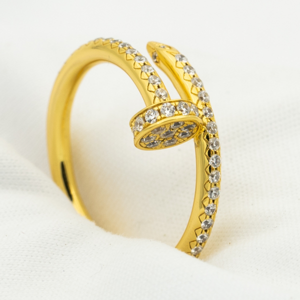ˇStreet JewelryˇJUSTE RING 1.8MM GOLD DIAMONDS