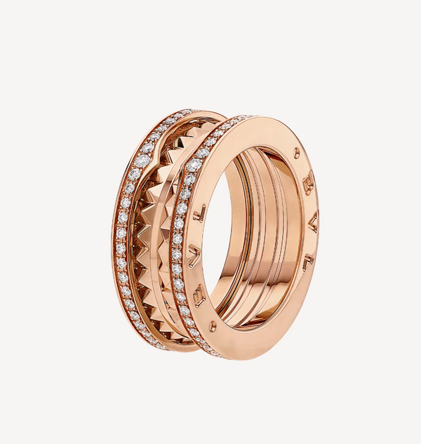 ˇStreet JewelryˇZERO 1 ROCK DIAMOND PINK GOLD