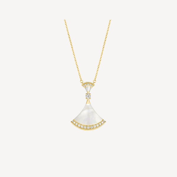 ˇStreet JewelryˇDREAM NECKLACE MOP GOLD DIAMOND