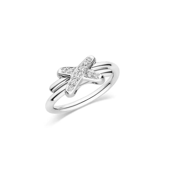 ˇStreet JewelryˇJEUX DE SILVER DIAMOND RING