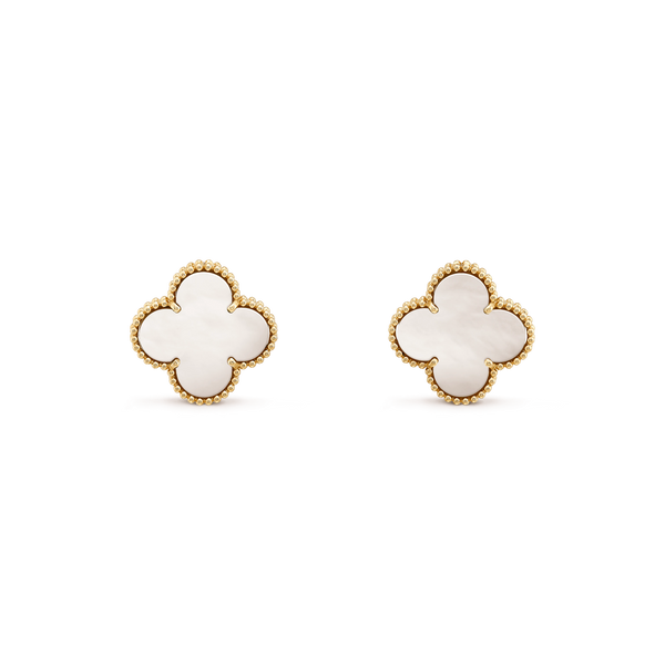 ˇStreet JewelryˇCLOVER MINI GOLD EARRINGS