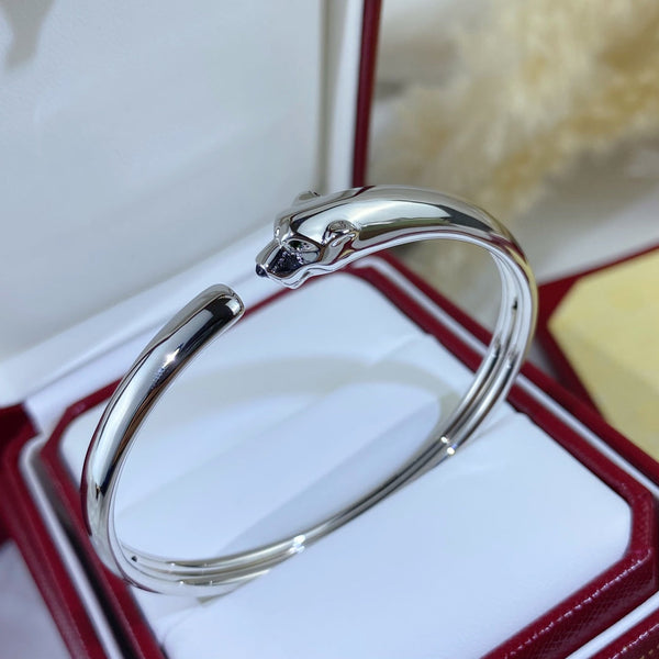 ˇStreet JewelryˇPANTHERE SILVER OPEN BRACELET
