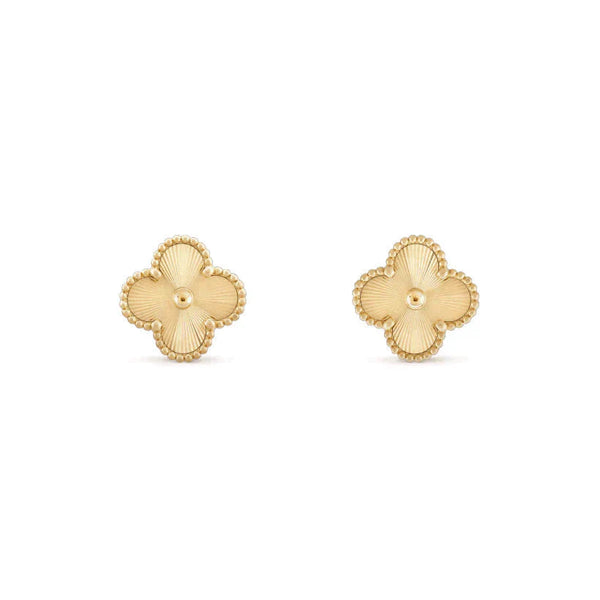 ˇStreet JewelryˇCLOVER MEDIUM 1 MOTIFS LASER EARRINGS