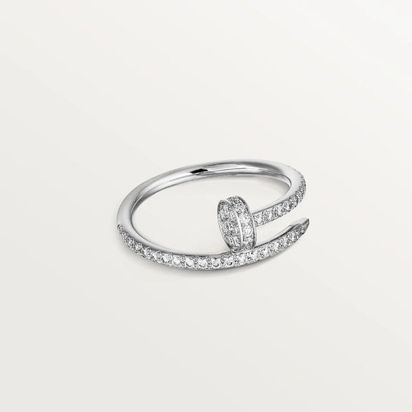 ˇStreet JewelryˇJUSTE RING 1.8MM SILVER DIAMONDS